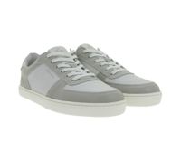 sportliche GROUNDIES Barfußschuhe Hamptons 2.0 Herren Low-Top Echtleder Sneaker mit TrueSense Sohle Schnür-Schuhe GND-210256-30 Weiß/Grau