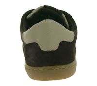 sportliche GROUNDIES Barfußschuhe Hamptons 2.0 Herren Low-Top Echtleder Sneaker mit TrueSense Sohle Schnür-Schuhe GND-210256-04 Braun