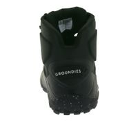 wasserdichte GROUNDIES Barfußschuhe All Terrain High 2.0 nachhaltige Herren Trekking Sneaker mit TrueSense und Wechselfußbett GND-230258-01 Schwarz