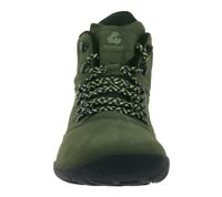 zuverlässige GROUNDIES Barfußschuhe Portland wasserfeste Herren Echtleder Trekking Boots mit TrueSense und Wechselfußbett GND-210254-10 Khaki