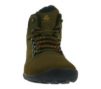 zuverlässige GROUNDIES Barfußschuhe Portland wasserfeste Herren Echtleder Trekking Boots mit TrueSense und Wechselfußbett GND-210254-04 Braun
