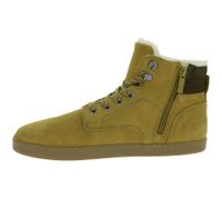 Chaussures minimalistes Timeless GROUNDIES Vancouver, bottes de randonnée robustes en cuir véritable pour homme, avec technologie TrueSense et laine de mouton, GND-220242-33, beige camel