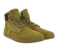 Chaussures minimalistes Timeless GROUNDIES Vancouver, bottes de randonnée robustes en cuir véritable pour homme, avec technologie TrueSense et laine de mouton, GND-220242-33, beige camel
