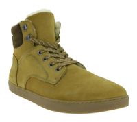 Chaussures minimalistes Timeless GROUNDIES Vancouver, bottes de randonnée robustes en cuir véritable pour homme, avec technologie TrueSense et laine de mouton, GND-220242-33, beige camel