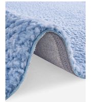 Tappeto in morbido velluto, tappeto per soggiorno, accessorio per la casa, tappeto decorativo 947701 Blu