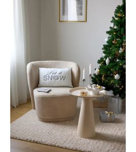 Tappeto in pelliccia sintetica con superficie morbida, tappeto da soggiorno, accessorio per la casa, tappeto decorativo 928775 Beige chiaro