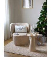 Tappeto in pelliccia sintetica con superficie morbida, tappeto da soggiorno, accessorio per la casa, tappeto decorativo 928775 Beige chiaro