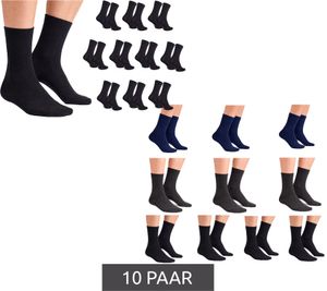 Breathable 10 Pairs CAPPUCCINO ITALIA Women's & Men's Bamboo Socks, Everyday Socks, Casual Socks, Black/Mix or Black