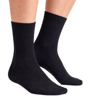 Breathable 10 Pairs CAPPUCCINO ITALIA Women's & Men's Bamboo Socks, Everyday Socks, Casual Socks, Black/Mix or Black