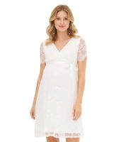 Robe de mariée courte blanche Playful pour femme, idéale pour l'allaitement, référence 975080