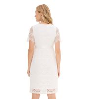 Robe de mariée courte blanche Playful pour femme, idéale pour l'allaitement, référence 975080