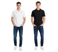 PUMA X F1 Herren Polo-Shirt Kurzarm-Shirt Baumwoll-Shirt mit Formel-1 Logo Motorsport-Shirt 701228330 Weiß oder Schwarz