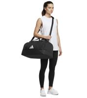 adidas Sport-Tasche nachhaltige Fußball-Tasche mit Hartschalenfach Fitnesstasche 51,5L HS9744 Schwarz