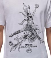 Elegante camiseta NIKE Jordan Sport JM para hombre, algodón, deportiva con Jumpman FZ1928-100, blanca