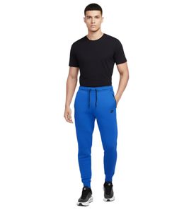 Pantalones deportivos NIKE Tech Fleece para hombre, de mezcla de algodón, para fitness, joggers casuales HV0959-480, azul rey