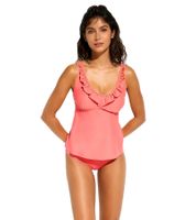 Stylish 2-Piece Women's Tankini Set - Fashionable Swimwear for the Beach & Summer 960303 Orange