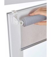 Simple Spring Roller Blind with Privacy Window Blind Sun Protection 923437 Gray