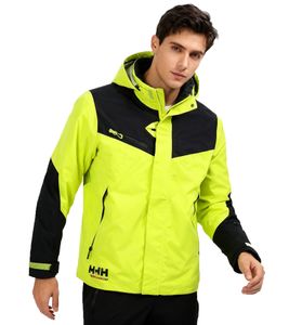 Giacca funzionale Helly Hansen Workwear Shell Magni, antivento e impermeabile da uomo con tecnologia Helly Tech 71161_439 Verde