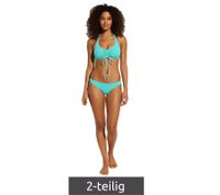 Colorful 2-Piece Women's Bikini Set Swimwear with Padded Cups Bikini Bra and Bottoms for Beach & Summer 979250 Turquoise