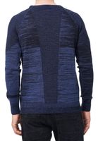 Sportiver Herren Rundhals-Pullover Feinstrick-Sweater 13417 Marine