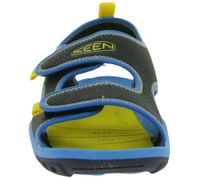 KEEN Knotch Creek Kinder Sandalette Trekking-Schuhe mit Klettverschluss Sommer-Schuhe 1025645 Blau/Schwarz