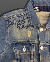 Veste en jean homme élégante, style vintage, délavage usé, col Kent et coloris 8220 Vintage Blue.