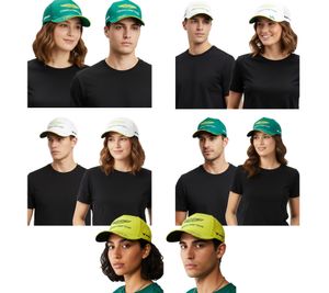 Formula 1 Aston Martin F1 BOSS Baseball-Cap Saison 2024 Fan-Cap Snapback Lance Stroll oder Fernando Alonso Grün, Weiß oder Neongelb