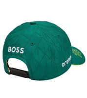 Formula 1 Aston Martin F1 BOSS Baseball-Cap Saison 2024 Fan-Cap Snapback Lance Stroll oder Fernando Alonso Grün, Weiß oder Neongelb