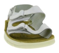 Rutschhemmende hsm Herren und Damen Arbeits-Sandalen ESD-geeignet Echtleder-Schuhe Schutzklasse SRC oder SRA Pantoletten Berufsschuhe Factory Second B-Ware Arzt-Schuhe Weiß