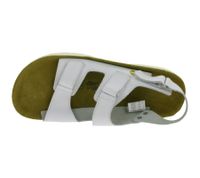 Rutschhemmende hsm Herren und Damen Arbeits-Sandalen ESD-geeignet Echtleder-Schuhe Schutzklasse SRC oder SRA Pantoletten Berufsschuhe Factory Second B-Ware Arzt-Schuhe Weiß