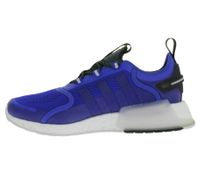 sportliche adidas NMD_V3 Sneaker nachhaltige Lauf-Schuhe für Damen und Herren mit BOOST Dämpfung GY4134 Blau/Schwarz/Weiß