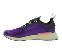sportliche adidas NMD_V3 Sneaker nachhaltige Lauf-Schuhe für Damen und Herren mit BOOST Dämpfung GW3062 Lila/Schwarz/Grün