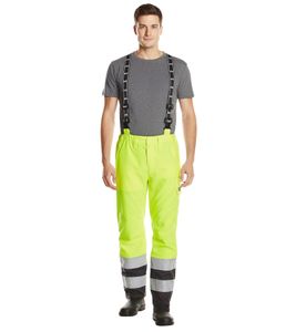 Wasserdichte Helly Hansen Potsdam Herren Arbeits-Hose Latzhose mit HellyTech abnehmbares Rückenteil 71475_369 Neon-Gelb