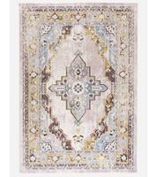 Alfombra con estampado oriental, alfombra para sala de estar, accesorio para el hogar, alfombra decorativa 913352 Beige/Gris