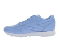Zapatillas Reebok Classic Leather City para mujer y niños, modelo EF3036, color azul claro.