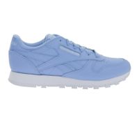 Zapatillas Reebok Classic Leather City para mujer y niños, modelo EF3036, color azul claro.