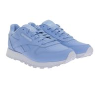 Zapatillas Reebok Classic Leather City para mujer y niños, modelo EF3036, color azul claro.