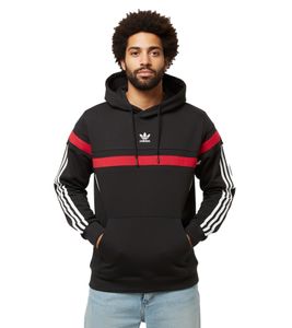 adidas FB  Hoody Herren Kapuzen-Pullover Baumwoll-Sweater mit Kängurutasche Hoodie JN2666 Schwarz