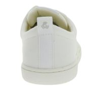 nachhaltige GROUNDIES Barfußschuhe La Paz Herren Low-Top Sneaker mit TrueSense Sohle Canvas Schnür-Schuhe GND-230264 Weiß, Khaki oder Blau