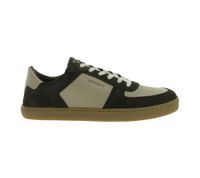 sportliche GROUNDIES Barfußschuhe Hamptons 2.0 Herren Low-Top Echtleder Sneaker mit TrueSense Sohle Schnür-Schuhe GND-210256 Braun, Grau oder Weiß