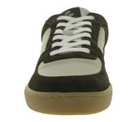 sportliche GROUNDIES Barfußschuhe Hamptons 2.0 Herren Low-Top Echtleder Sneaker mit TrueSense Sohle Schnür-Schuhe GND-210256 Braun, Grau oder Weiß