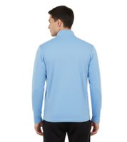 Official PUMA Manchester City Men's 1/4 Zip Hybrid Top Sustainable Premier League Football Shirt 701228951 003 Light Blue