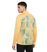 Official PUMA Manchester City Men's Pre-Match Jersey 1/4 Zip Top Sustainable Premier League Football Shirt 701231065 004 Yellow/Blue