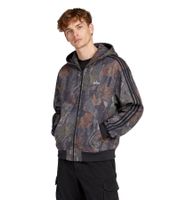 adidas Men's Camouflage Fleece Jacket with Zip and Separate Kangaroo Pocket JY2775 Black