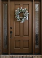 Dekorativer LED-Kranz mit Beleuchtung moderne Wohn-Dekoration LED-Hängedeko Kranz 953251 Grün