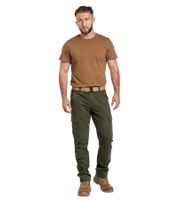 praktische ALPHA INDUSTRIES Agent Herren Cargo-Hose mit 6 Taschen Baumwoll-Hose 158205 Oliv-Grün