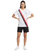 Camiseta oficial de manga larga o corta de PUMA Manchester City para mujer, fabricada en material sostenible, disponible en blanco, naranja, azul, rojo, gris o marrón.