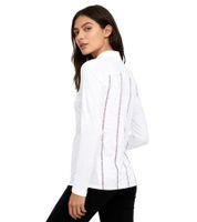 Camiseta oficial de manga larga o corta de PUMA Manchester City para mujer, fabricada en material sostenible, disponible en blanco, naranja, azul, rojo, gris o marrón.