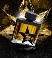 Fragrance World Star Men Nebula Men's Eau de Parfum Amber Wood Fragrance with Fruity Freshness Body Fragrance Perfume 100ml Black