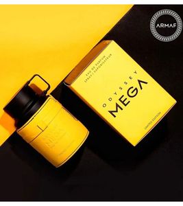 ARMAF Odyssey Mega Herren Eau de Parfum aromatisch-holziger Körper-Duft Parfüm 100ml Gelb